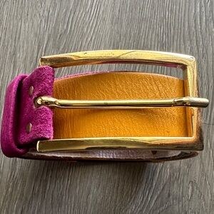 Carlisle vintage Gold and Pink Belt with Buckle